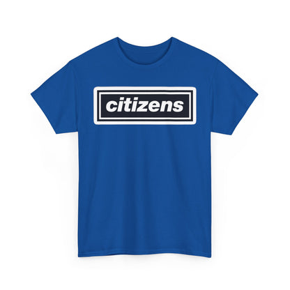 Citizens Manchester City Logo T-Shirt — Minimal Retro Box-Logo Tee