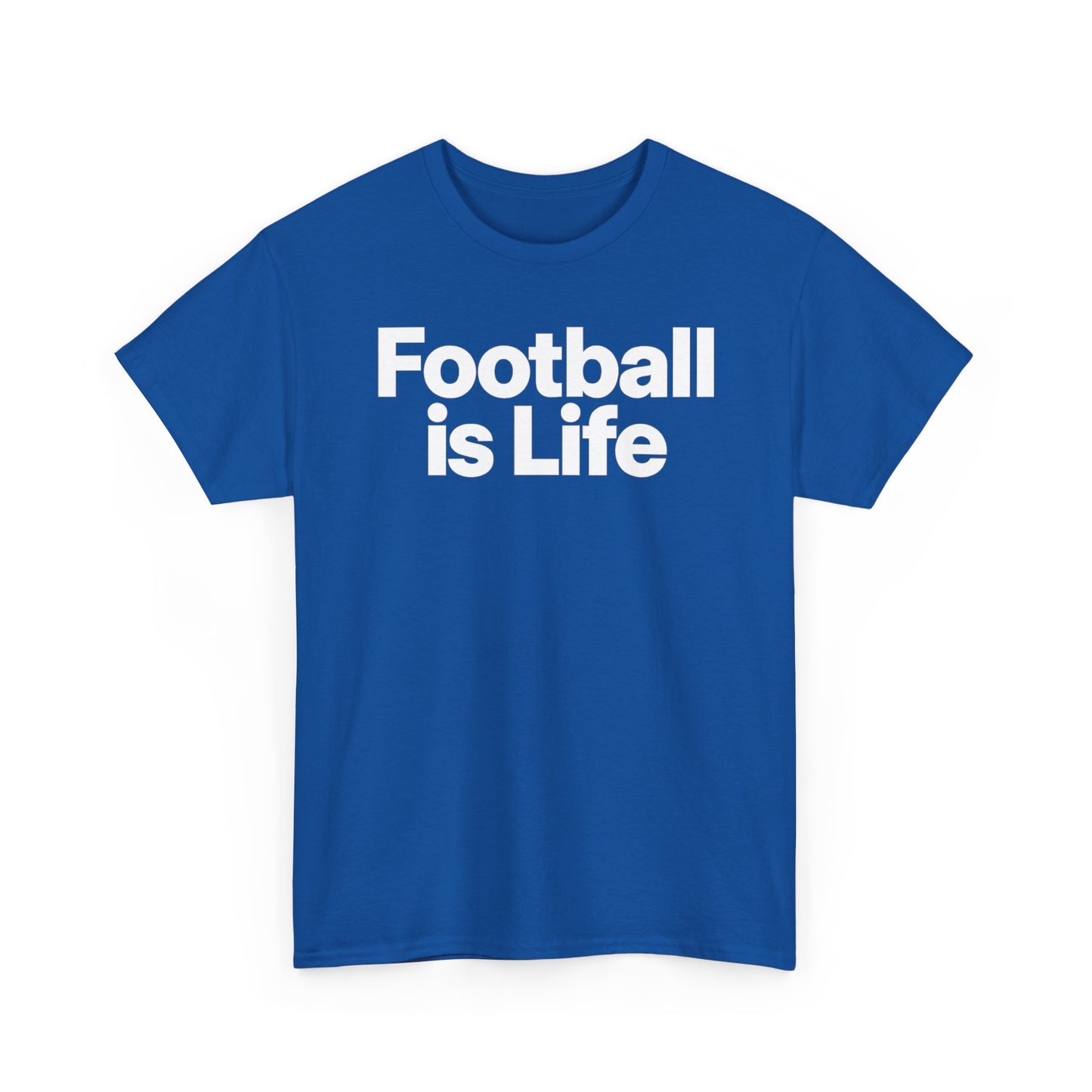 Football Is Life T-Shirt — Bold Graphic Tee for Fans & Players