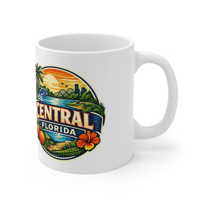 Central Florida Ceramic Coffee Cups, 11oz, 15oz