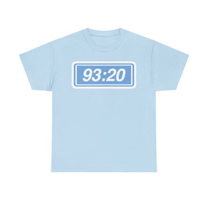 Manchester City 93:20 Tee — Minimal Retro Graphic T‑Shirt