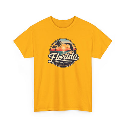 Florida Sunset Tee — Vintage Palm Beach Graphic T-Shirt