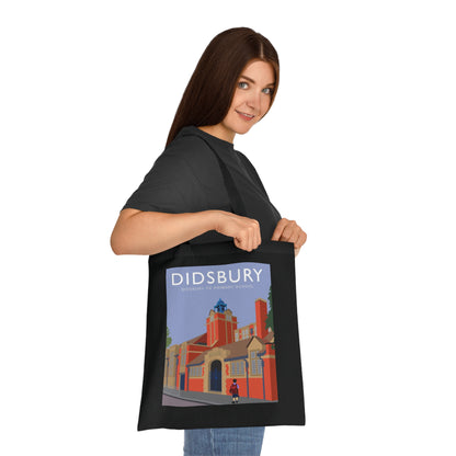 Elm Grove Didsbury C of E Primary School Vintage Travel Tote — Retro Illustrated Cotton Shopper Bag