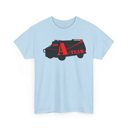 A-Team Van Graphic Tee — Retro Action TV Logo T-Shirt