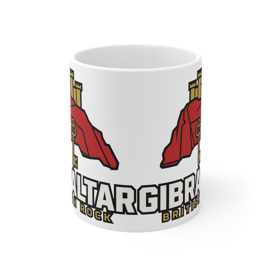 Gibraltar British Rock Ceramic Coffee Cups, 11oz, 15oz