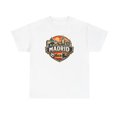 Madrid Skyline Soccer Crest T-Shirt
