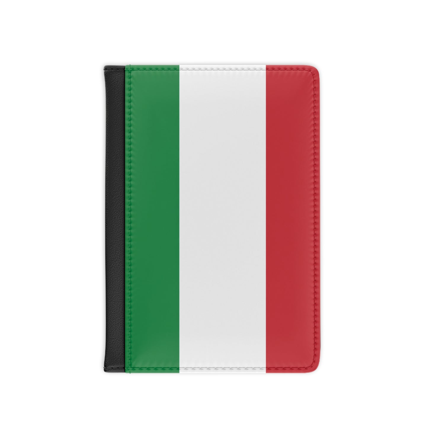 Italian Flag Passport Cover — Tricolor Travel Passport Holder for Italy Lovers