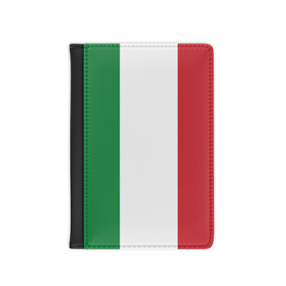 Italian Flag Passport Cover — Tricolor Travel Passport Holder for Italy Lovers
