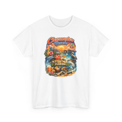 Clearwater Beach Florida Vintage Vacation T-Shirt