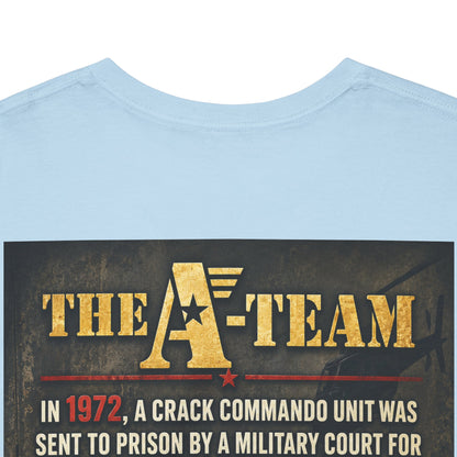 A-Team Graphic Tee — Retro TV Series Logo & Character Poster T-Shirt