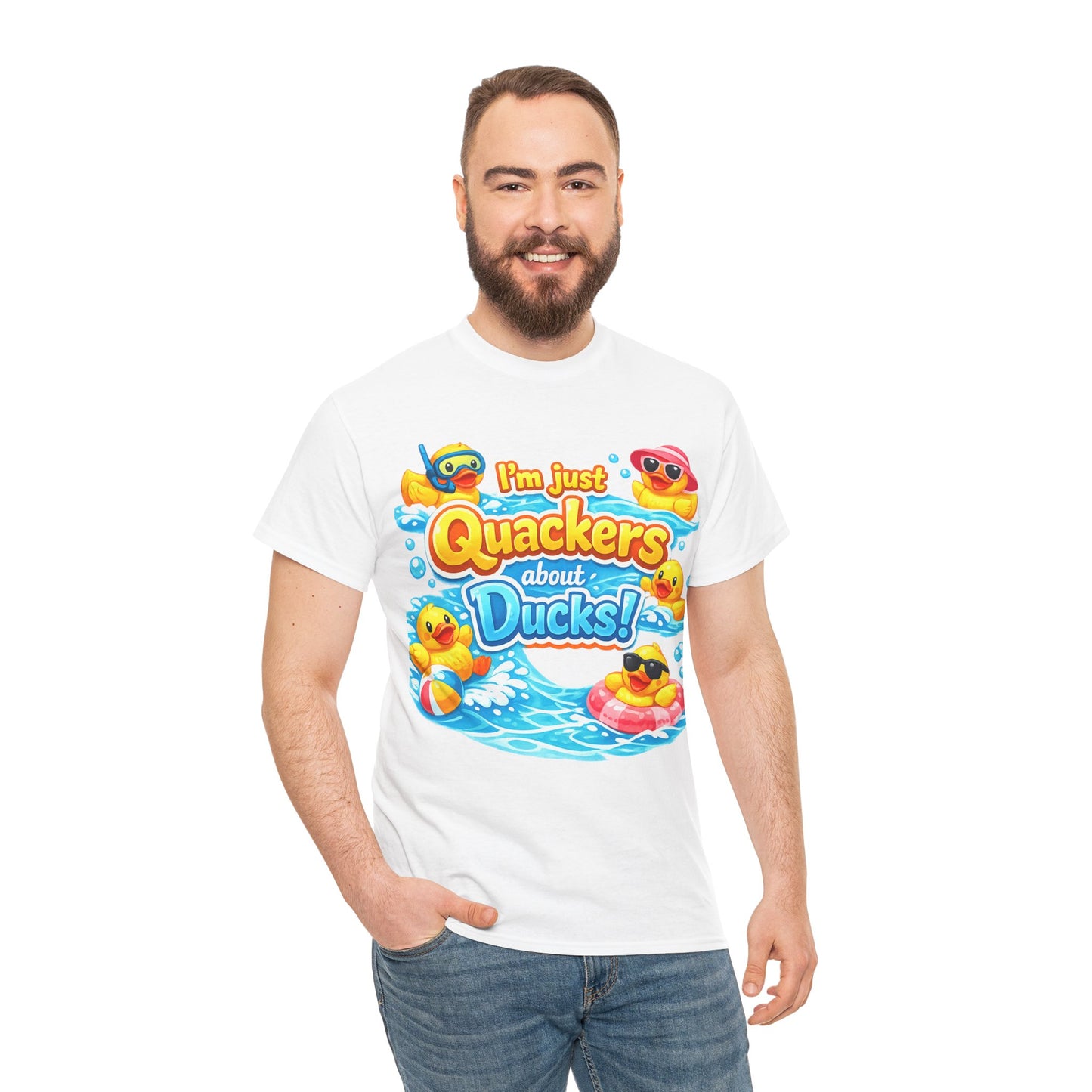 I'm Just Quackers About Ducks! Cute Rubber Duck Pool Tee
