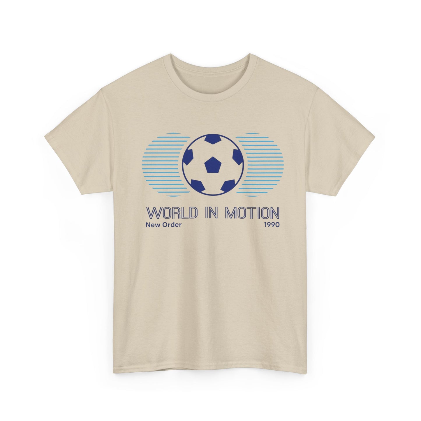 Soccer 'World in Motion' T‑Shirt — Retro Football Graphic Tee