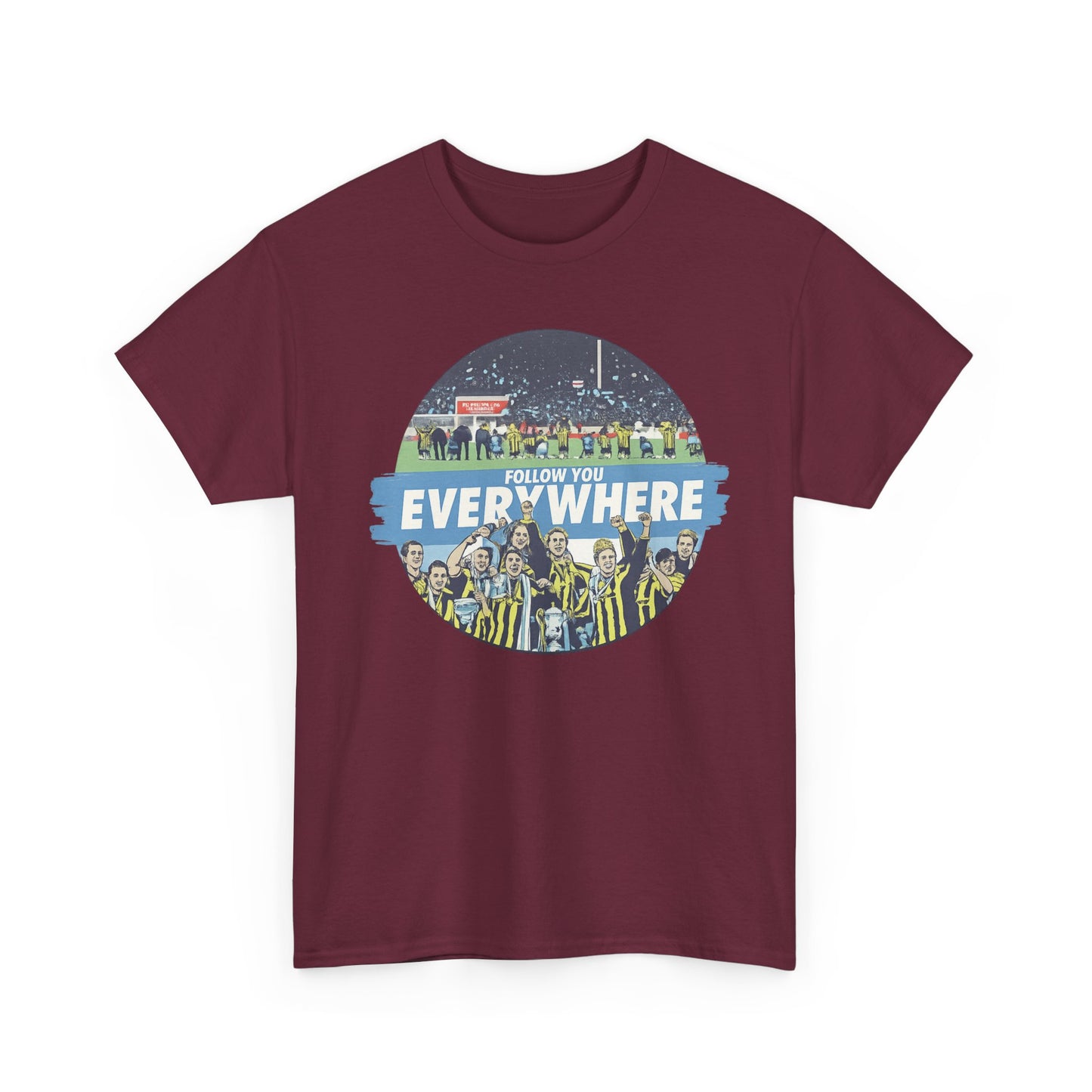 Manchester City T-Shirt — Follow Me Everywhere Soccer Fan Design