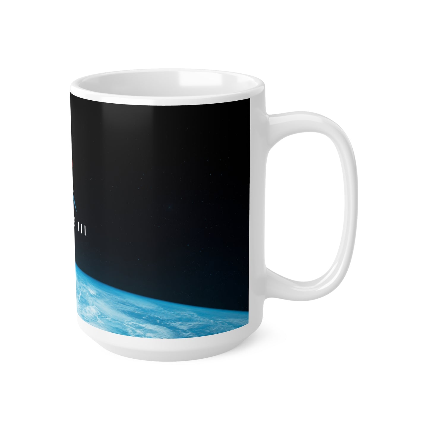 Artemis III Logo Ceramic Coffee Mug — Space Mission 11oz & 15oz
