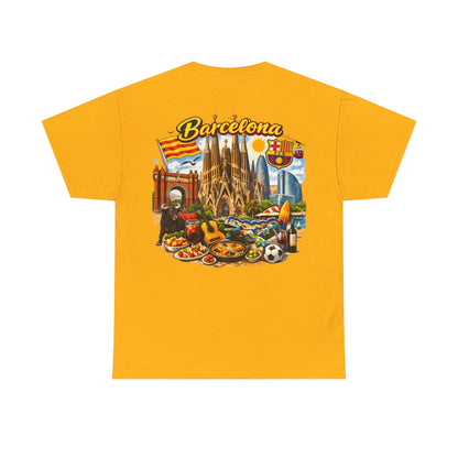 Barcelona Souvenir T‑Shirt — Vintage City Collage Tee