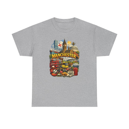 Manchester Skyline Collage T-Shirt
