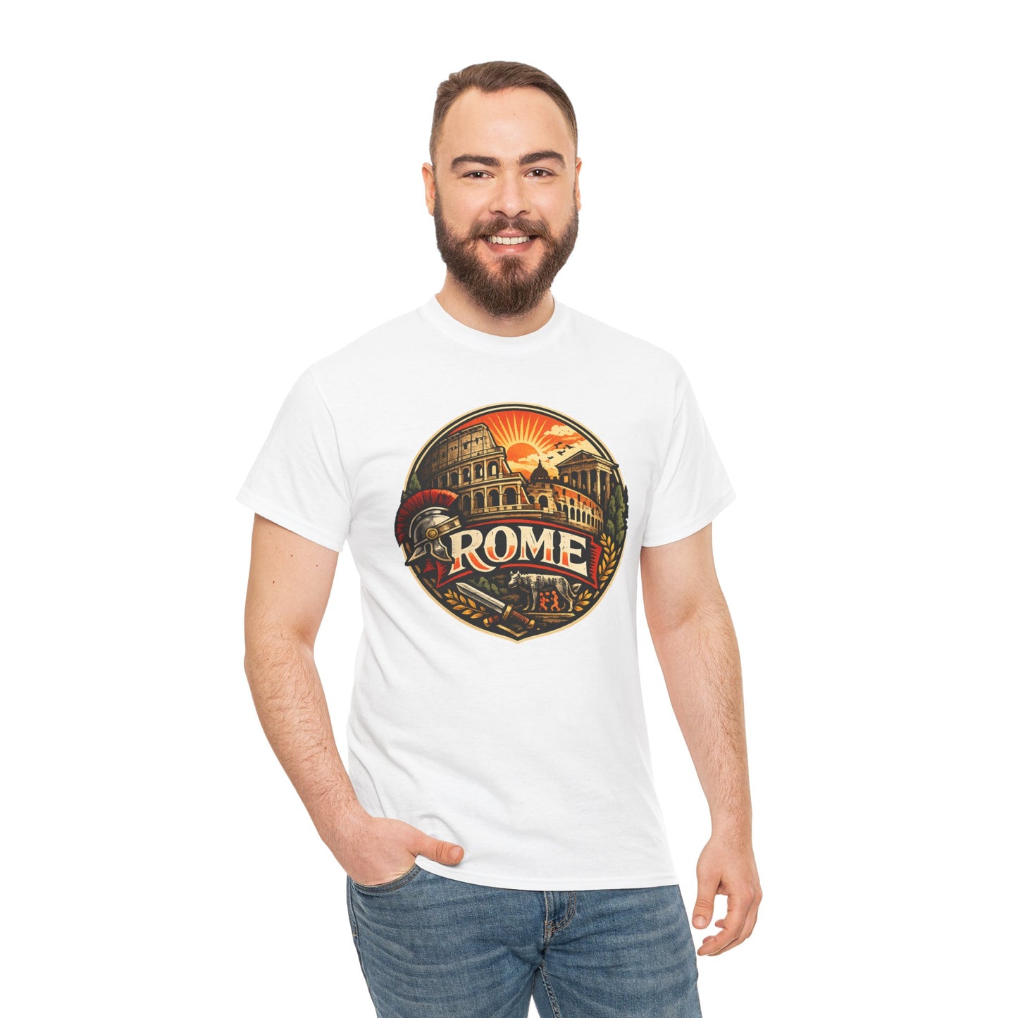 Rome Vintage Graphic Tee — Retro Italy Travel T-Shirt