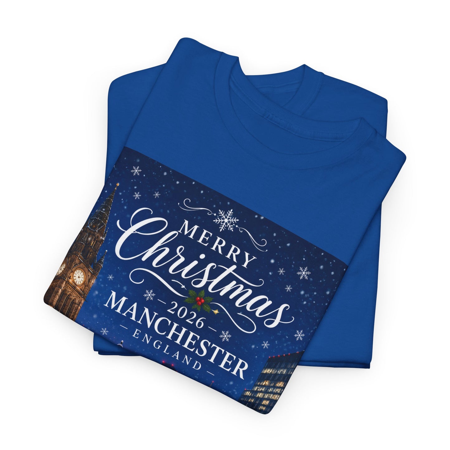 Manchester Christmas Tee — Merry Christmas 2026 Holiday T‑Shirt