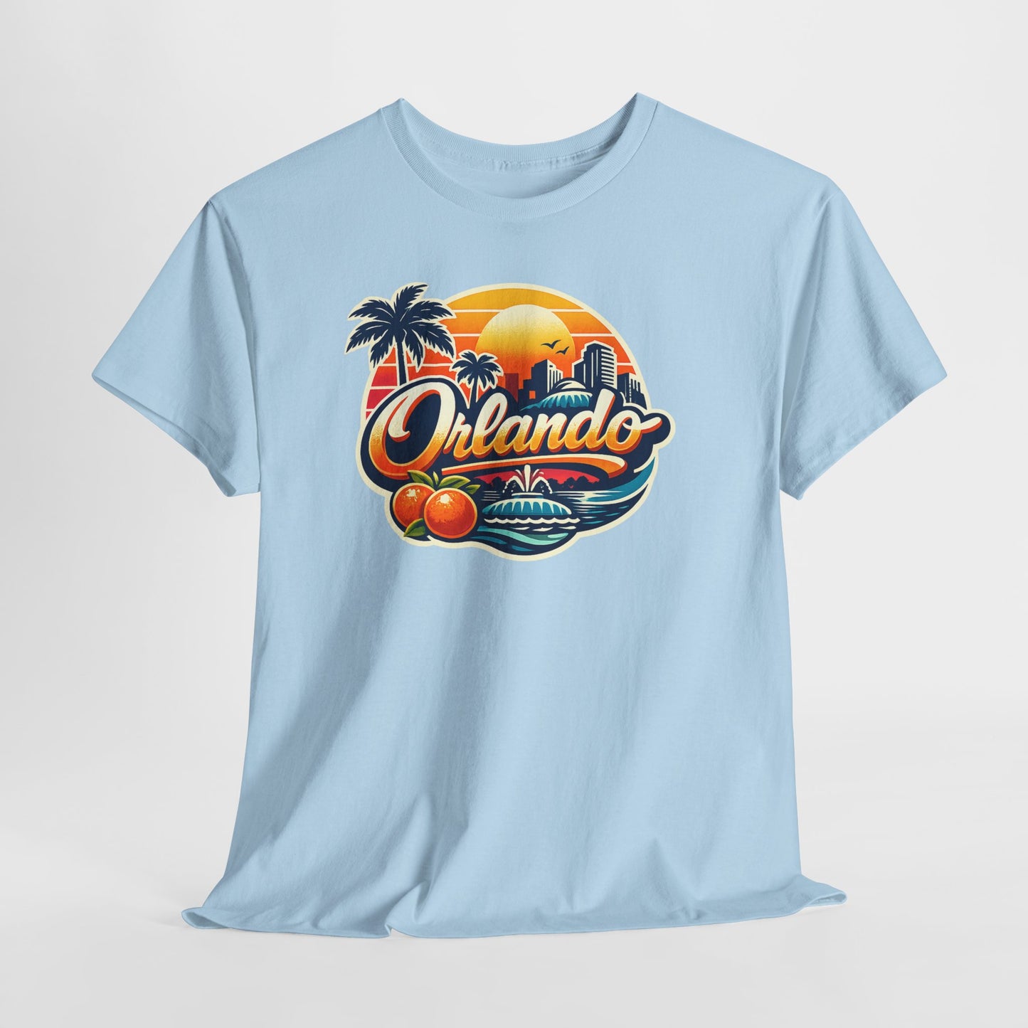 Orlando Retro Sunset T-Shirt — Vintage Florida Vacation Tee
