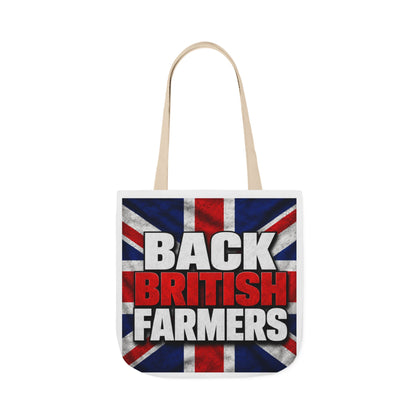 Back British Farmers Canvas Tote Bag — Union Jack Farming Support Tote