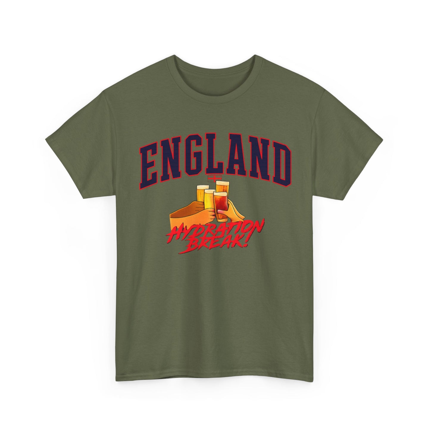 England Hydration Break T‑Shirt — "I'm Having an Hydration Break" Sports Tee