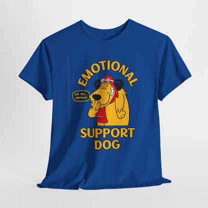 Emotional Support Dog T-Shirt — Cute Cartoon Comfort Pup Tee