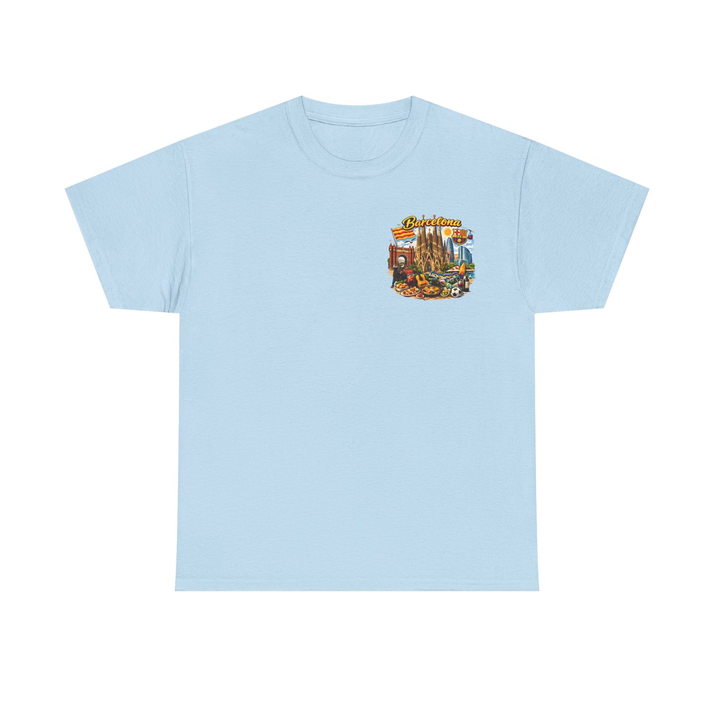 Barcelona Souvenir T‑Shirt — Vintage City Collage Tee