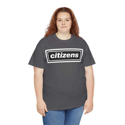 Citizens Manchester City Logo T-Shirt — Minimal Retro Box-Logo Tee