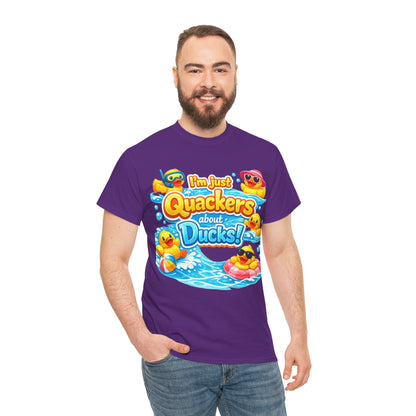 I'm Just Quackers About Ducks! Cute Rubber Duck Pool Tee