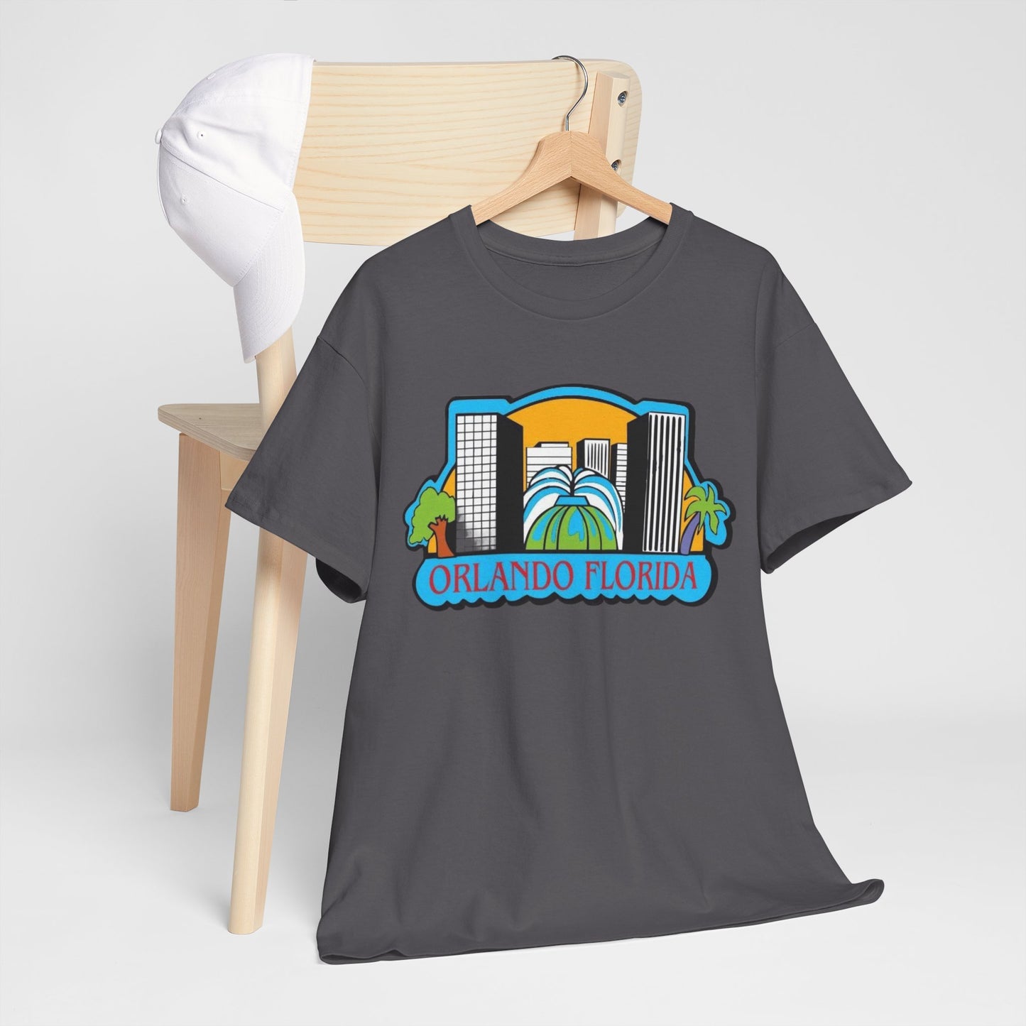 Orlando Florida Retro Skyline T-Shirt