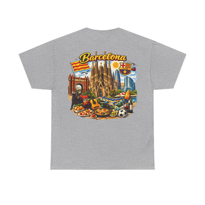 Barcelona Souvenir T‑Shirt — Vintage City Collage Tee