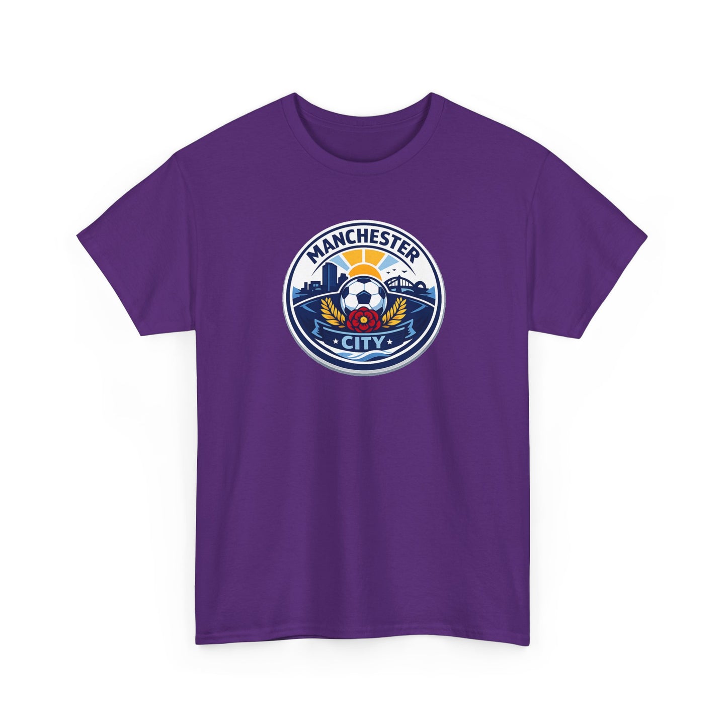 Manchester City Crest T-Shirt — Soccer Fan Tee