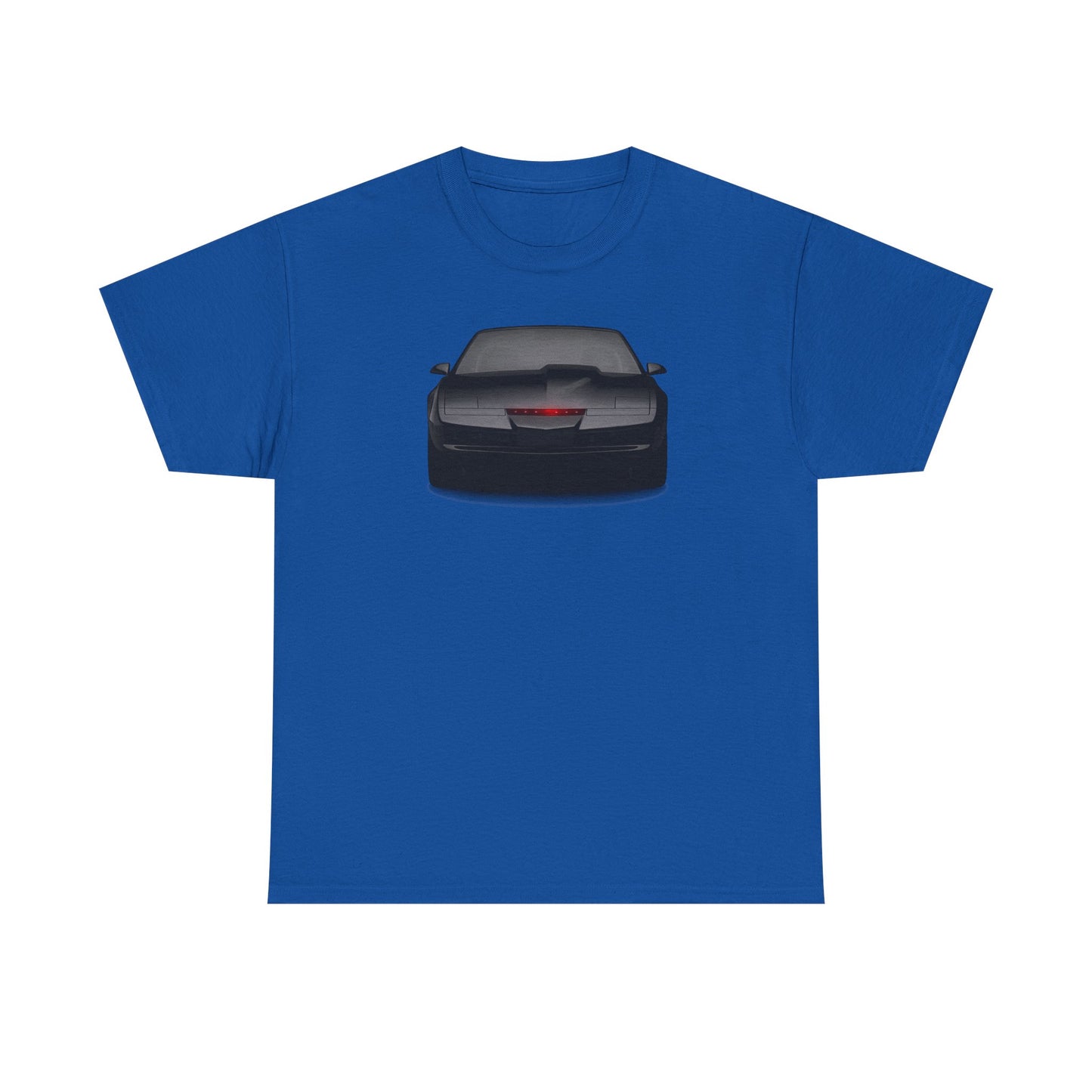 KITT-Inspired Retro Sports Car Tee — Front View Knight Rider Car Graphic Shirt
