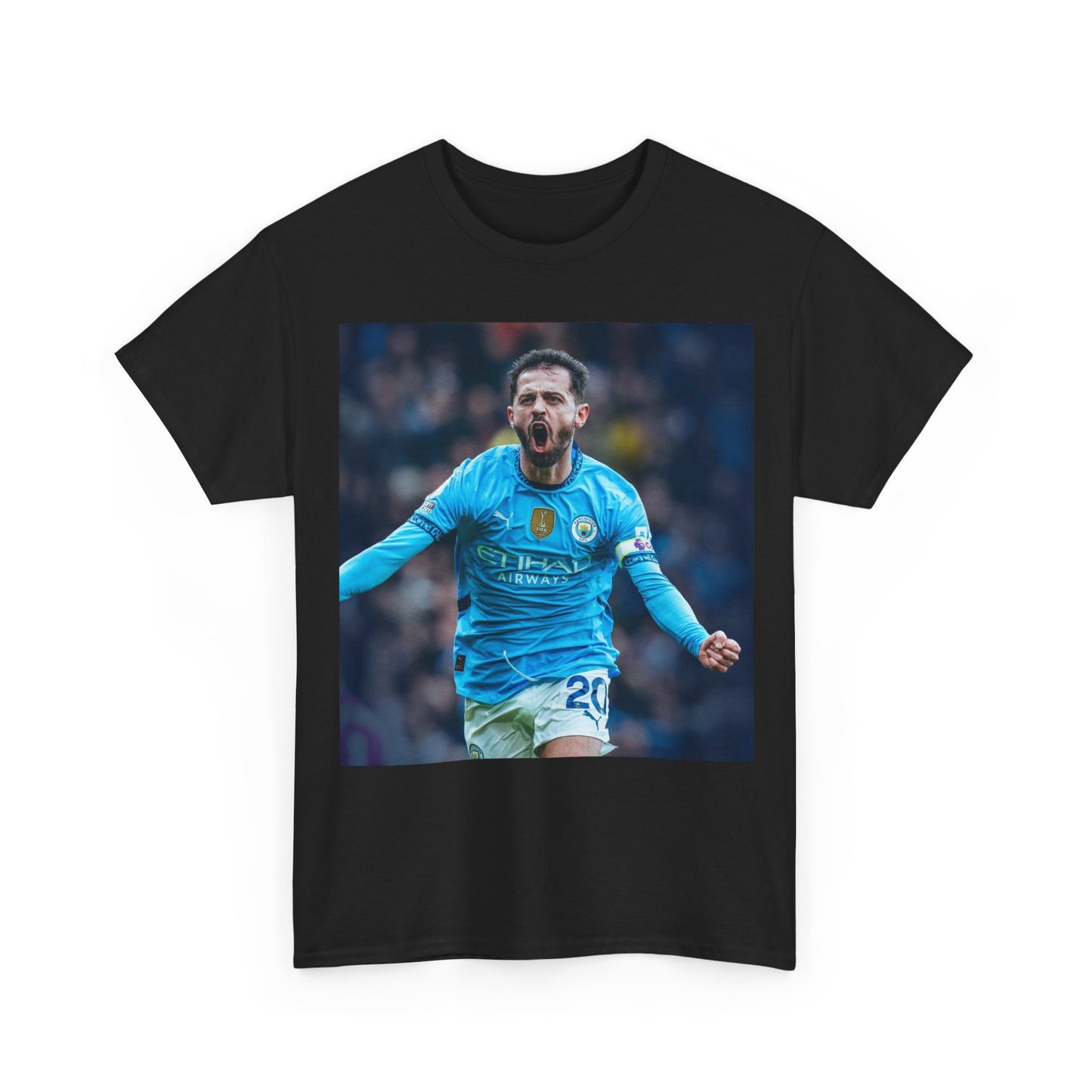 Bernardo Silva Tribute Tee – Inspirational Letter & Celebrating Goal Moment