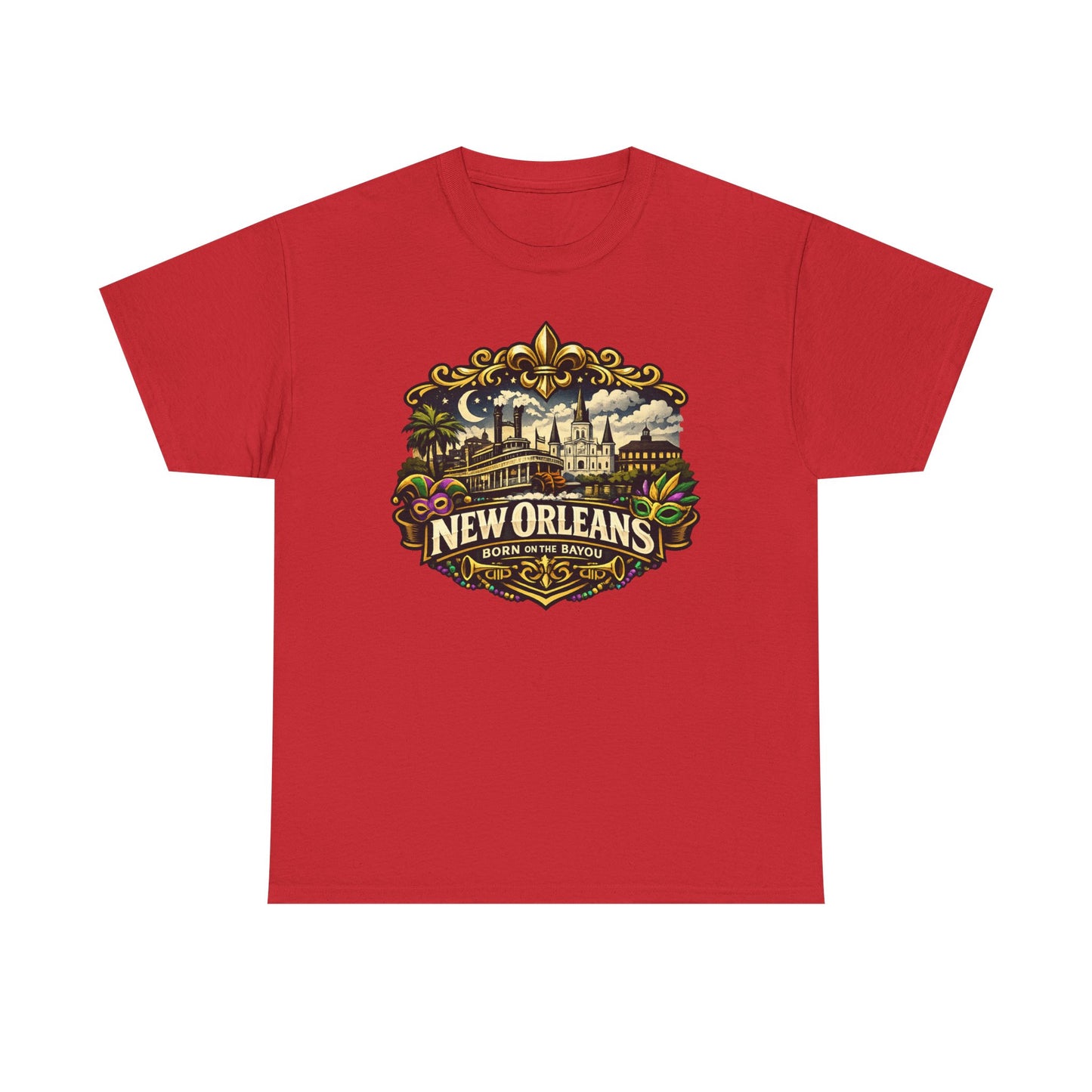New Orleans Vintage Badge Tee — Crescent City Souvenir T-Shirt