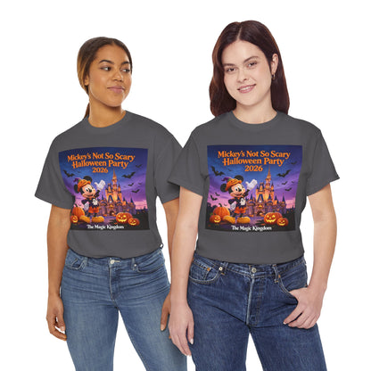 Halloween Party T‑Shirt — "Not So Scary" 2026 Magic Kingdom Tee