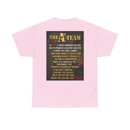 A-Team Graphic Tee — Retro TV Series Logo & Character Poster T-Shirt