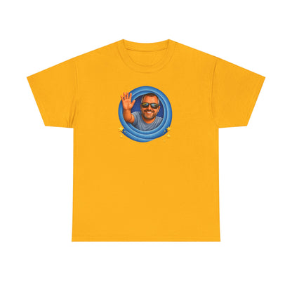 T-Shirt — "That's All, Folks!" Waving Portrait Graphic Tee