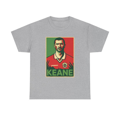 Keane Football Poster Tee — Retro Soccer Jersey Graphic T-Shirt