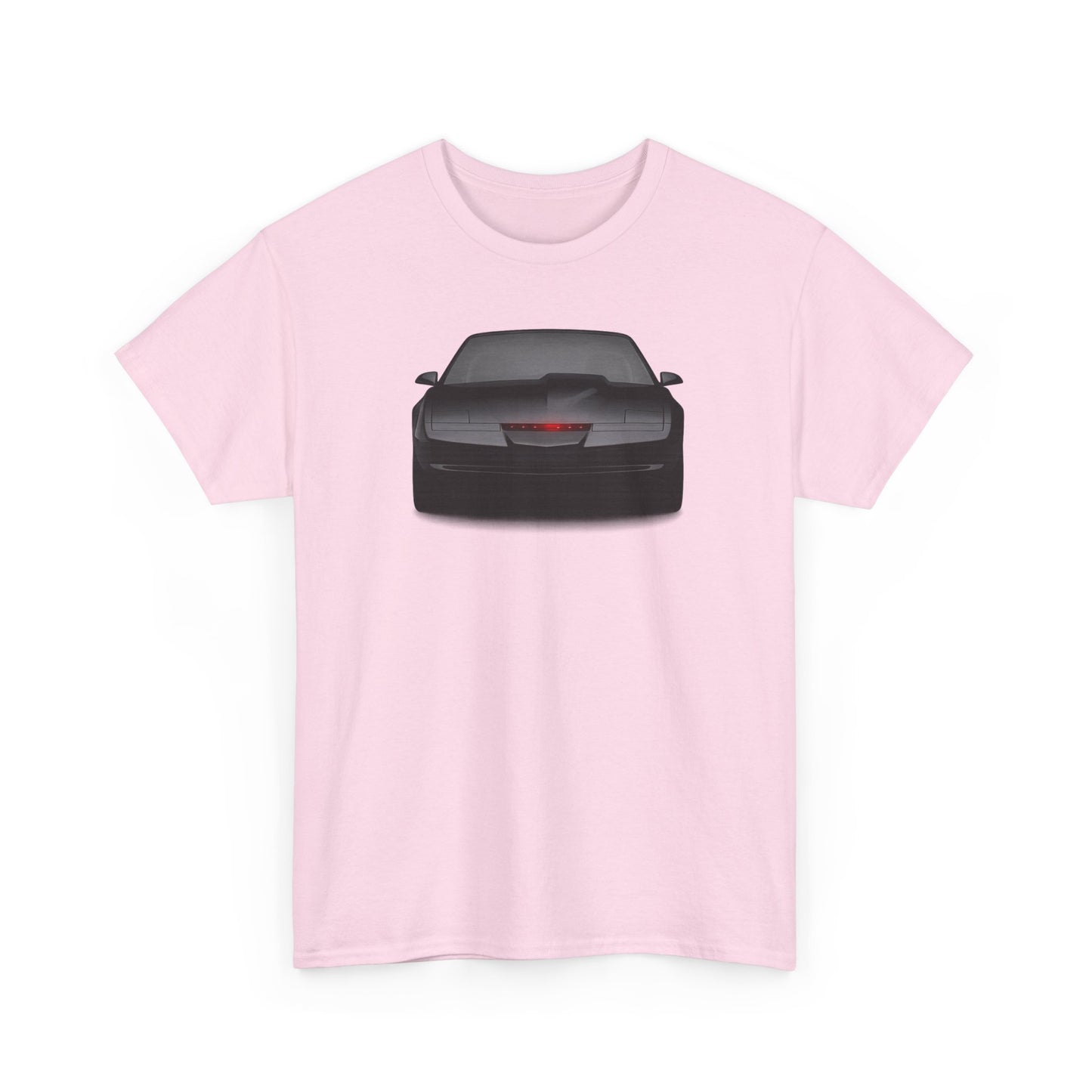 KITT-Inspired Retro Sports Car Tee — Front View Knight Rider Car Graphic Shirt