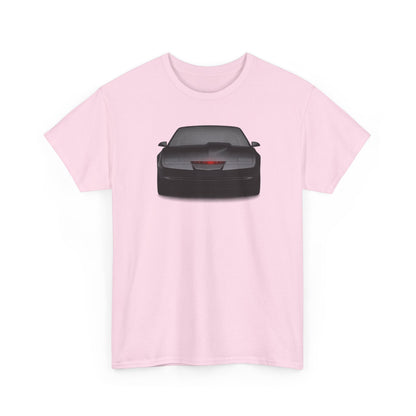 KITT-Inspired Retro Sports Car Tee — Front View Knight Rider Car Graphic Shirt