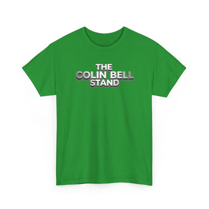 T-Shirt — “The Colin Bell Stand” Retro Chrome Text Tee