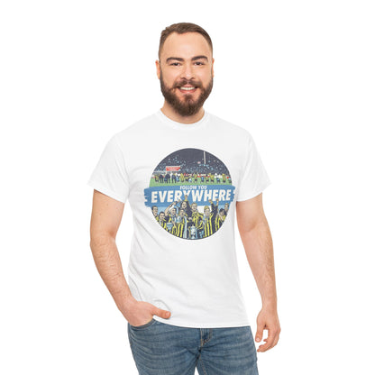 Manchester City T-Shirt — Follow Me Everywhere Soccer Fan Design
