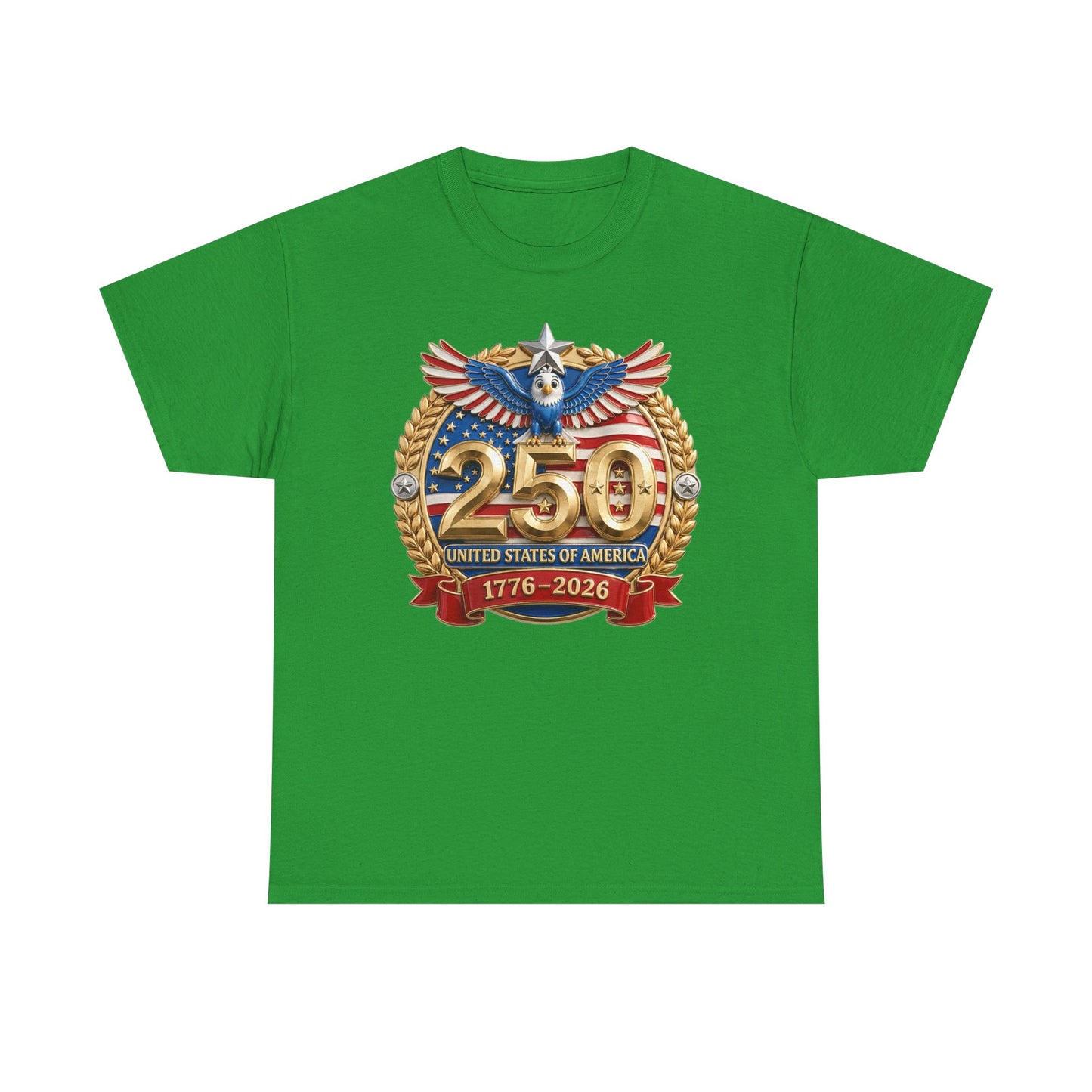 250th USA Anniversary T-Shirt – 1776–2026 Patriotic Eagle Emblem Tee