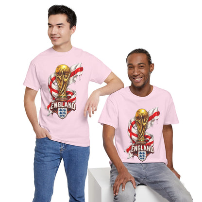 England World Cup Trophy T‑Shirt — St George's Cross Football Fan Tee