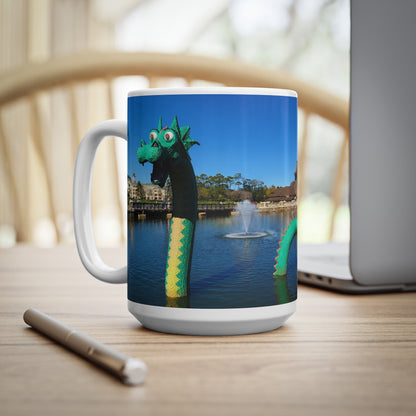 Disney Springs Dragon Ceramic Mug – Scenic Waterfront 11oz/15oz Coffee Cup