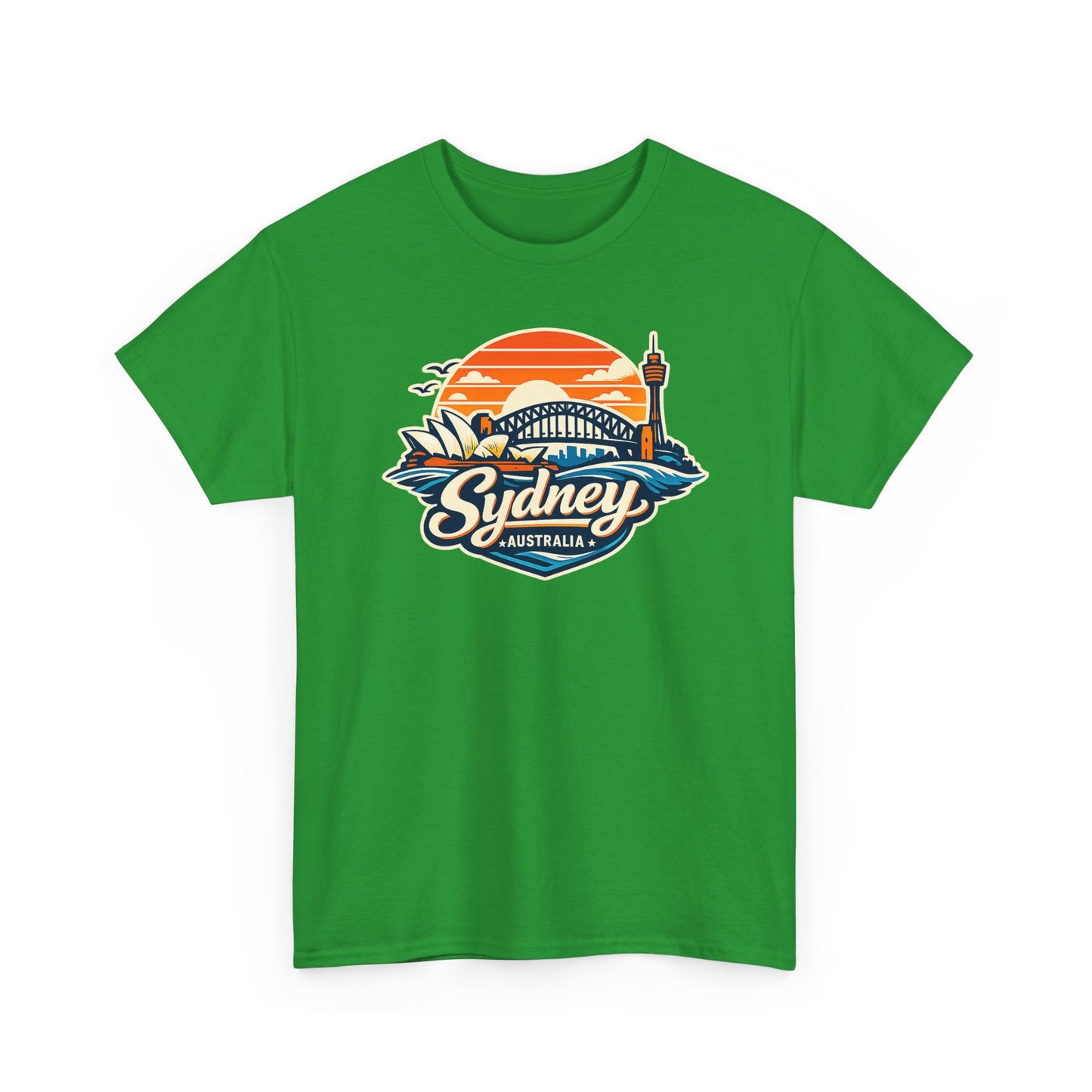 Sydney Australia Sunset Tee — Vintage Coastal Travel T‑Shirt