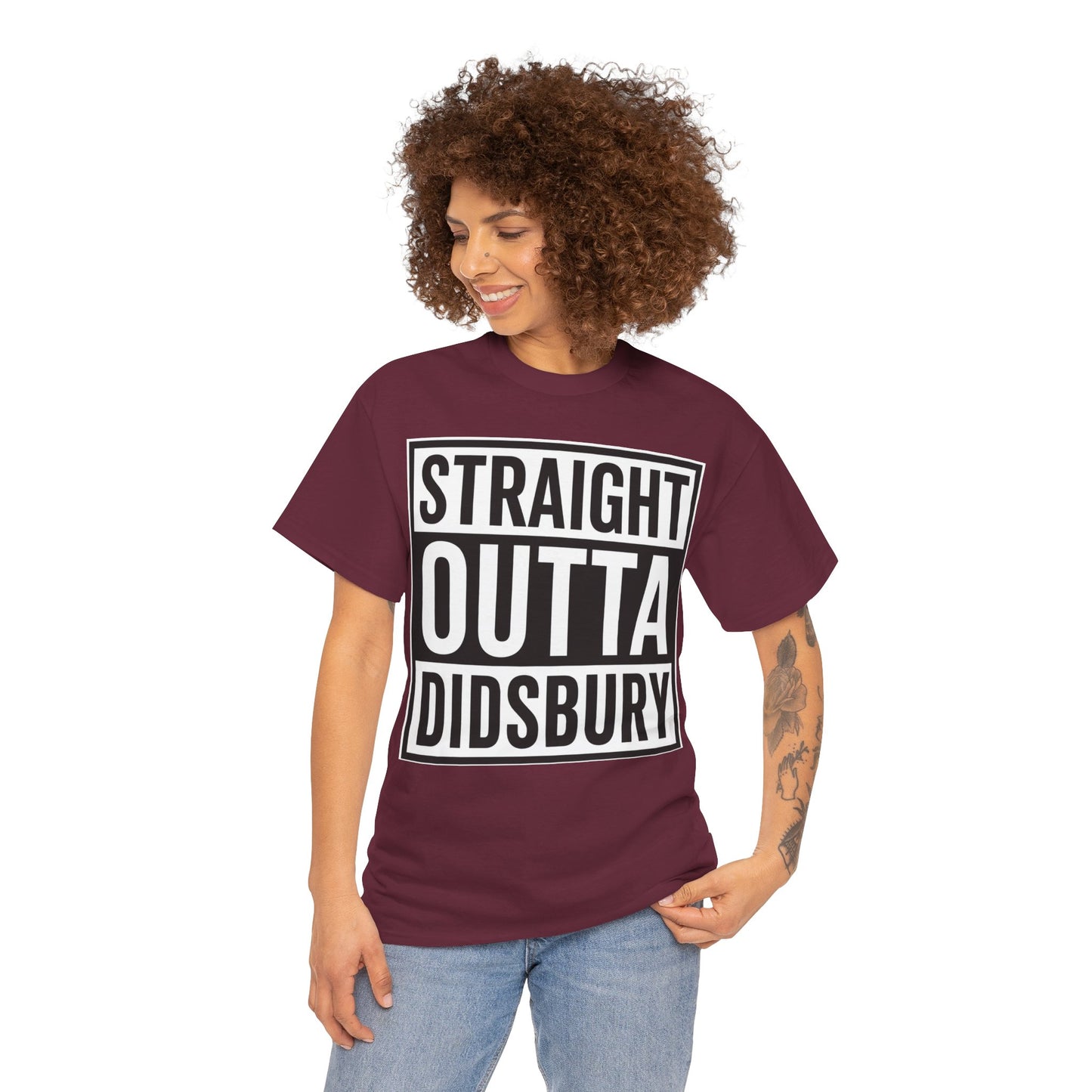 Straight Outta Didsbury T‑Shirt — Graphic City Pride Tee