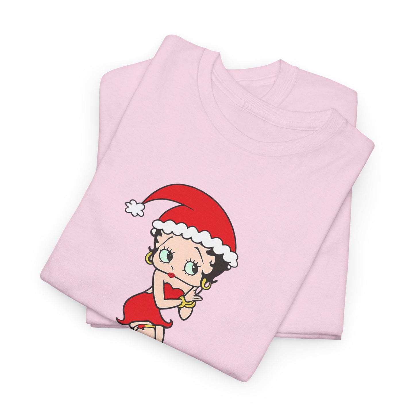Christmas Betty Boop Tee - 'Merry Christmas' Holiday Graphic Shirt