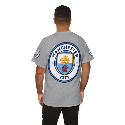 Manchester City Crest T-Shirt — Football Club Logo Tee