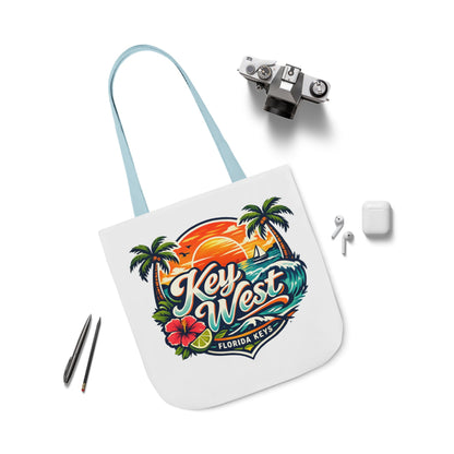 Key West Sunset Canvas Tote